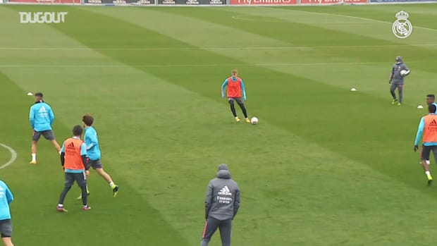 Playing out from the back with finishing on goal